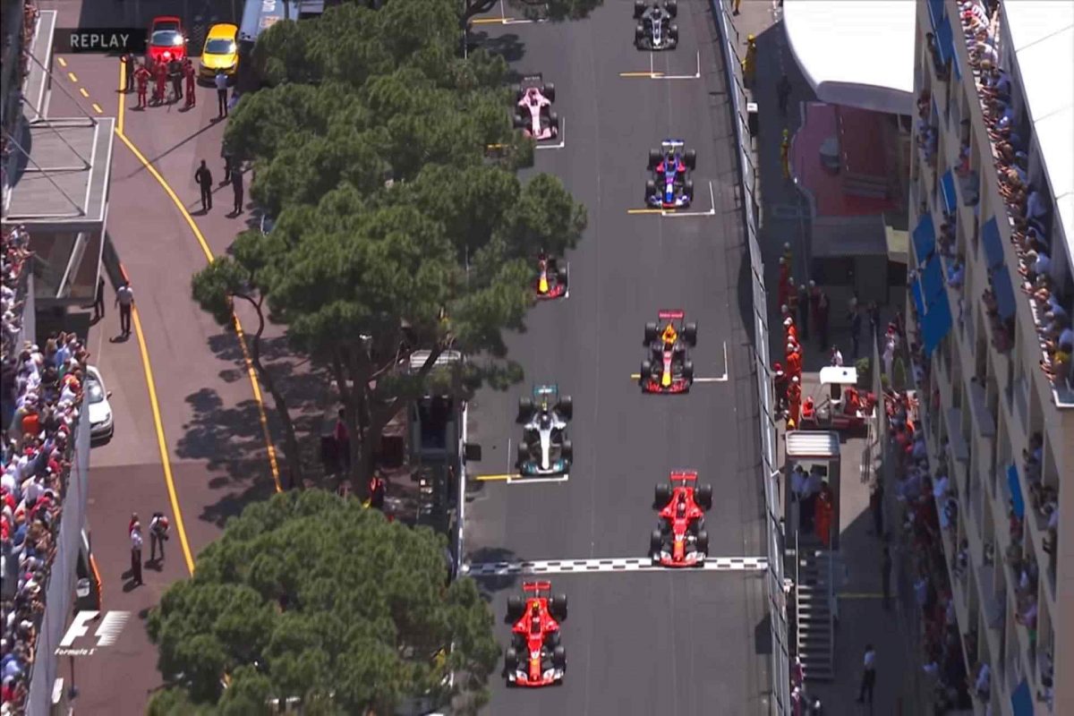 2017 Monaco Grand Prix Race Hightlights